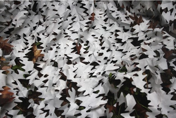 RETE CAMO A FOGLIA NEVE 1,5 X 5 METRI