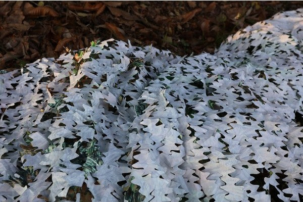 RETE CAMO A FOGLIA NEVE 3 X 6 METRI