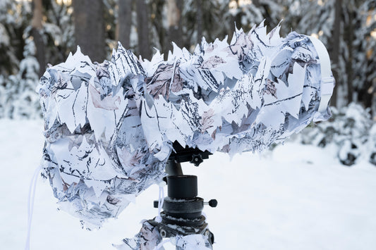 MANICA 3D CAMO NEVE PICCOLI MEDI TELEOBBIETTIVI